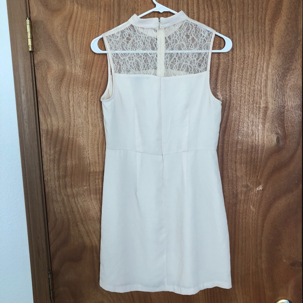 • 2/$10 • Forever 21 Cream and Lace Dress - Picture 6 of 8